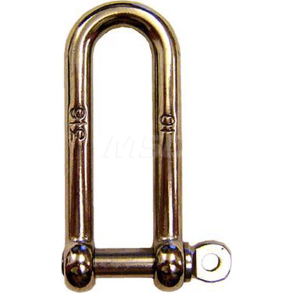 Shackle: Screw Pin Stainless Steel, 3/16″ Pin Dia