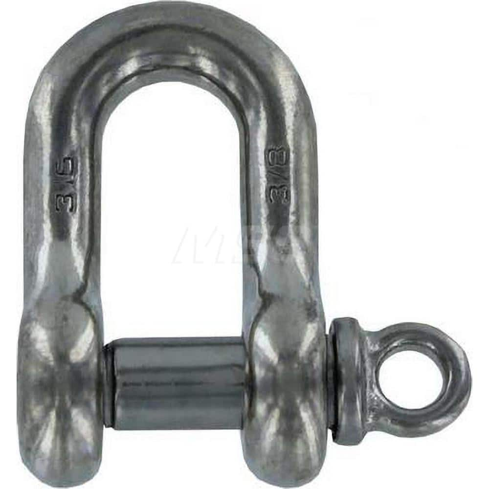 Shackle: Screw Pin Stainless Steel, 1/2″ Pin Dia