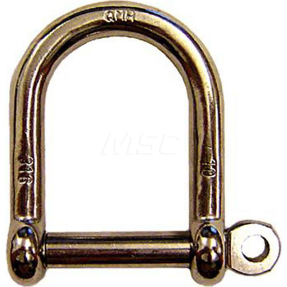 Shackle: Screw Pin Stainless Steel, 3/8″ Pin Dia