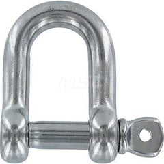 Shackle: Screw Pin Stainless Steel, 5/16″ Pin Dia