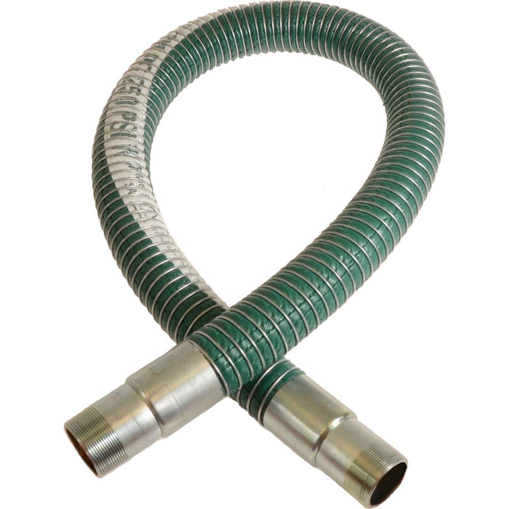 Novaflex - Chemical & Petroleum Hose; Inside Diameter (Inch): 3 ; Outside Diameter (Decimal Inch): 3.4000 ; Overall Length: 5 (Feet); Type: Chemical Handling Hose ; Connection Type: MNPT ; Minimum Temperature (F): -40.000 - Exact Industrial Supply