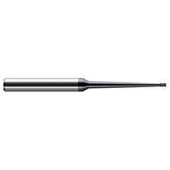 Harvey Tool - 1/8", 0.188" LOC, 1/4" Shank Diam, 4" OAL, 2 Flute Solid Carbide Square End Mill - Exact Industrial Supply