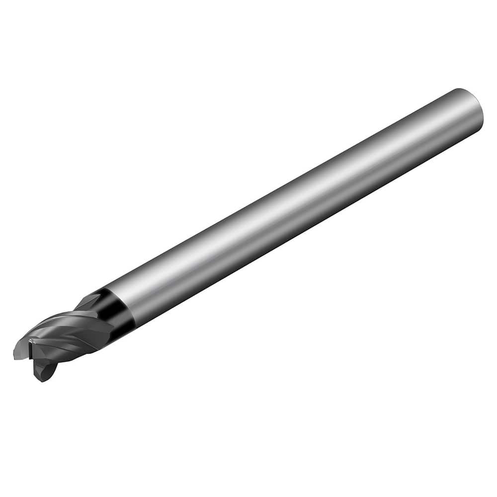 Sandvik Coromant - 1" Diam 3 Flute Solid Carbide 0.033" Corner Radius End Mill - Exact Industrial Supply