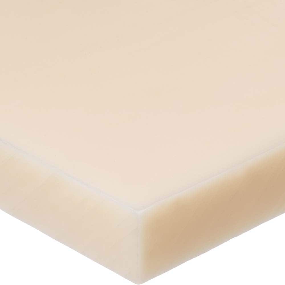 USA Sealing - Plastic Bars; Material: Nylon 6/12 ; Shape: Rectangular ; Height (Inch): 1/2 ; Width (Inch): 1 ; Length (Feet): 2 ; Color: Off-White - Exact Industrial Supply