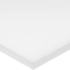 Plastic Sheet: Acetal, 1/4″ Thick, White Rockwell M-90