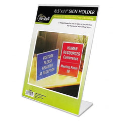 NuDell - Display & Organizer Accessories Type: Sign Holder For Use With: Signs - Americas Industrial Supply