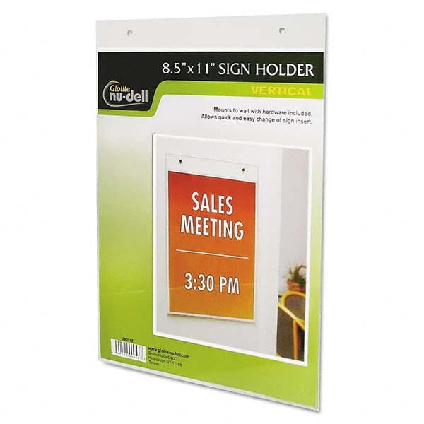 NuDell - Display & Organizer Accessories Type: Sign Holder For Use With: Signs - Americas Industrial Supply