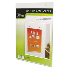 NuDell - Display & Organizer Accessories Type: Sign Holder For Use With: Signs - Americas Industrial Supply
