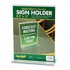 NuDell - Display & Organizer Accessories Type: Sign Holder For Use With: Signs - Americas Industrial Supply