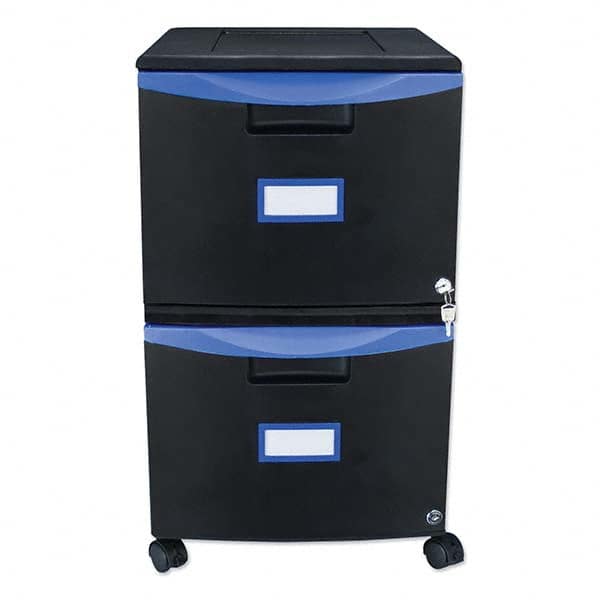 Storex - File Cabinets & Accessories Type: Mobile File Number of Drawers: 2 - Americas Industrial Supply