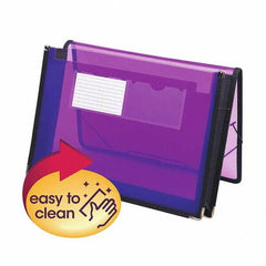SMEAD - File Folders, Expansion Folders & Hanging Files Folder/File Type: Expanding Wallet Color: Purple - Americas Industrial Supply