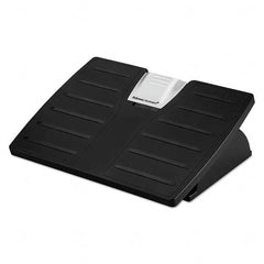 FELLOWES - Foot Rests Position Type: Adjustable Footrest Color: Black/Silver - Americas Industrial Supply