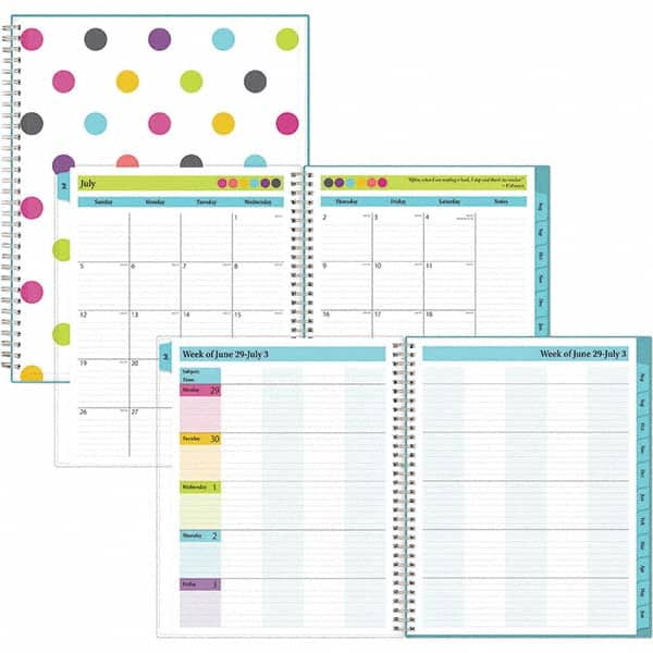 Blue Sky - Note Pads, Writing Pads & Notebooks Writing Pads & Notebook Type: Weekly/Monthly Planner Size: 11 x 8-1/2 - Americas Industrial Supply