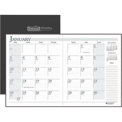 House of Doolittle - Note Pads, Writing Pads & Notebooks Writing Pads & Notebook Type: Monthly Planner Size: 11 x 8-1/2 - Americas Industrial Supply