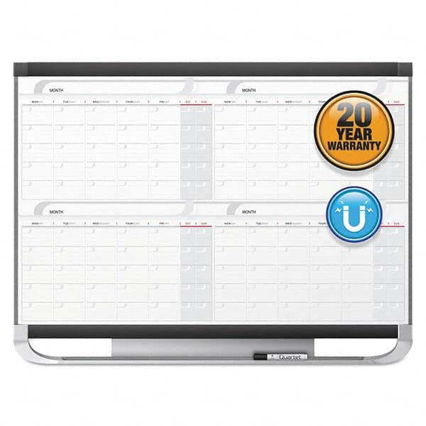 Quartet - 36" High x 24" Wide Magnetic Dry Erase Board - Americas Industrial Supply