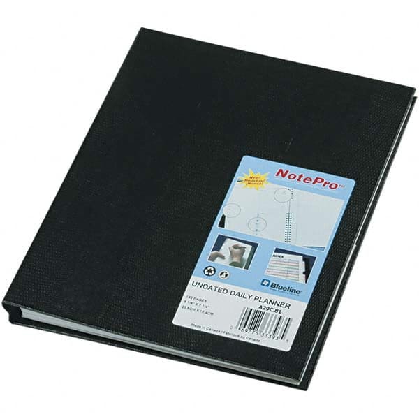 Blueline - Note Pads, Writing Pads & Notebooks Writing Pads & Notebook Type: Daily Agenda Size: 9-1/4 x 7-1/4 - Americas Industrial Supply