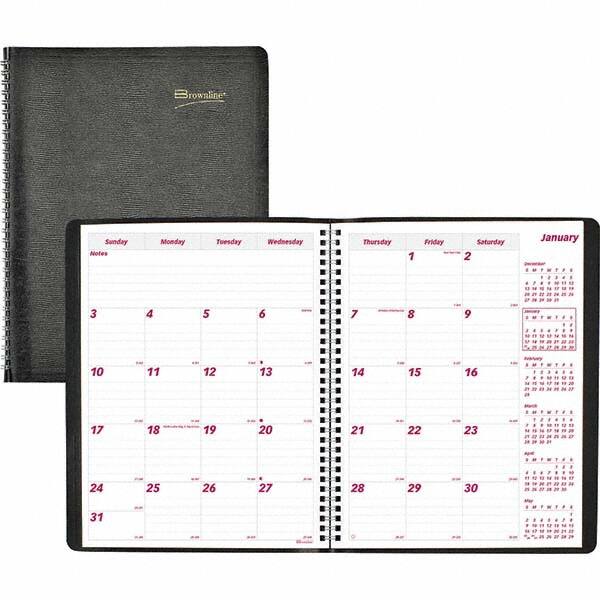 Brownline - Note Pads, Writing Pads & Notebooks Writing Pads & Notebook Type: Monthly Planner Size: 11 x 8-1/2 - Americas Industrial Supply