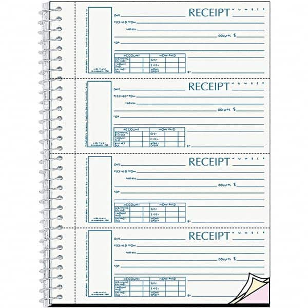 REDIFORM - Note Pads, Writing Pads & Notebooks Writing Pads & Notebook Type: Sales Order Book Size: 7 x 11 - Americas Industrial Supply