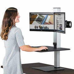 Victor - Office Cubicle Workstations & Worksurfaces Type: Sit N Stand Width (Inch): 28 - Americas Industrial Supply