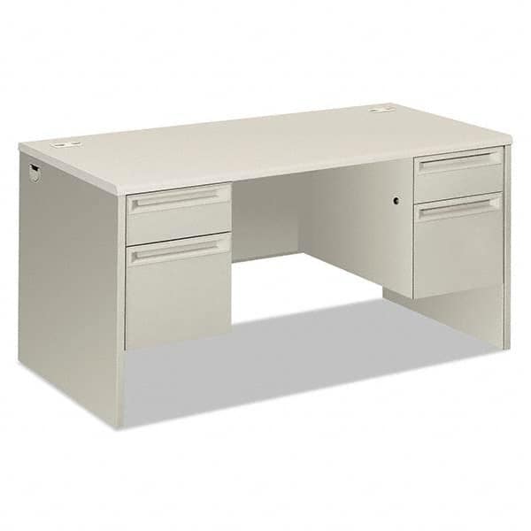 Hon - Office Desks Type: Double Pedestal Desk Center Draw: No - Americas Industrial Supply