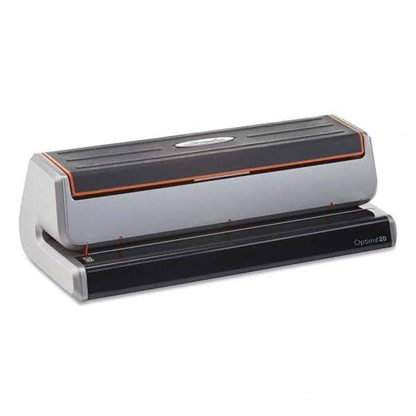 Swingline - Paper Punches Type: 20 Sheet Three-Hole Punch Color: Silver; Black - Americas Industrial Supply