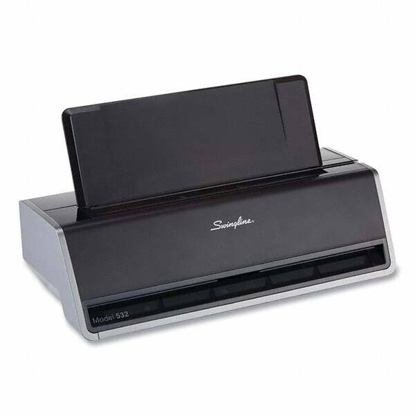 Swingline - Paper Punches Type: 28 Sheet Two Hole Electric Punches Color: Silver - Americas Industrial Supply