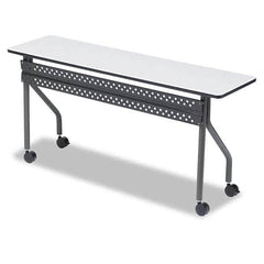 ICEBERG - Stationary Tables Type: Training Material: Melamine Laminate - Americas Industrial Supply