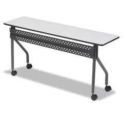 ICEBERG - Stationary Tables Type: Training Material: Melamine Laminate - Americas Industrial Supply