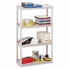 ICEBERG - Plastic Shelving Type: Open Shelving Shelf Capacity (Lb.): 75 - Americas Industrial Supply