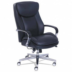 La-Z-Boy - 46-1/2" High Executive High Back Leather Chair - Americas Industrial Supply