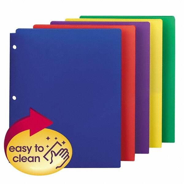 SMEAD - File Folders, Expansion Folders & Hanging Files Folder/File Type: Pocket Folders Color: Multi-Color - Americas Industrial Supply