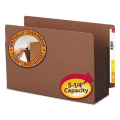 SMEAD - File Folders, Expansion Folders & Hanging Files Folder/File Type: Expanding Wallet Color: Brown - Americas Industrial Supply