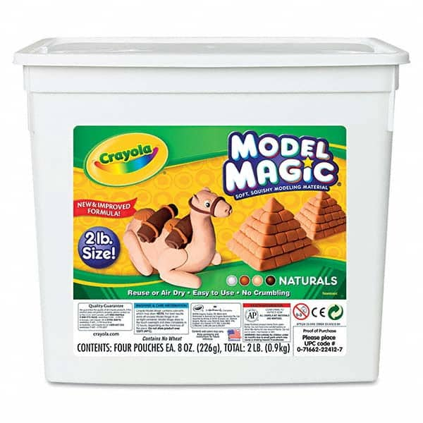 Crayola - Office Machine Supplies & Accessories Office Machine/Equipment Accessory Type: Air-Dry Self-Hardening Clay For Use With: Craft Projects - Americas Industrial Supply