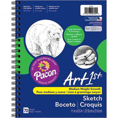 Pacon - Note Pads, Writing Pads & Notebooks Writing Pads & Notebook Type: Sketch Size: 11 x 8-1/2 - Americas Industrial Supply