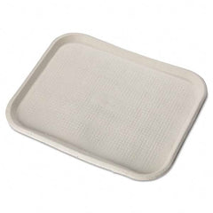 Chinet - Savaday Molded Fiber Food Trays, 14 x 18, White, Rectangular, 100/Carton - Americas Industrial Supply