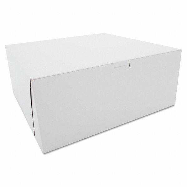 SCT - Tuck-Top Bakery Boxes, Paperboard, White, 12 x 12 x 5 - Americas Industrial Supply