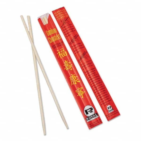 Royal Paper - Chopsticks, Bamboo, 9", 1000/Carton - Americas Industrial Supply