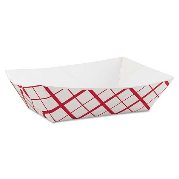 SCT - Paper Food Baskets, 3lb, Red/White, 500/Carton - Americas Industrial Supply