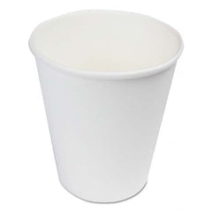 Boardwalk - Paper Hot Cups, 8 oz, White, 1000/Carton - Americas Industrial Supply