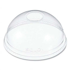 DART - Ultra Clear Dome Cold Cup Lids f/16-24 oz Cups, PET, 1000/Carton - Americas Industrial Supply