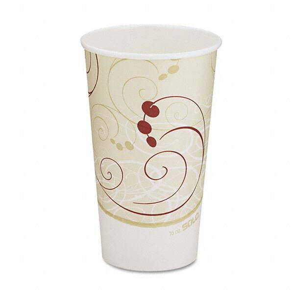 DART - Hot Cups, Symphony Design, 16 oz, Beige, 1000/Carton - Americas Industrial Supply