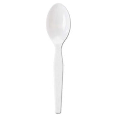 Dixie - Individually Wrapped Polystyrene Cutlery, Teaspoons, White, 1000/Carton - Americas Industrial Supply