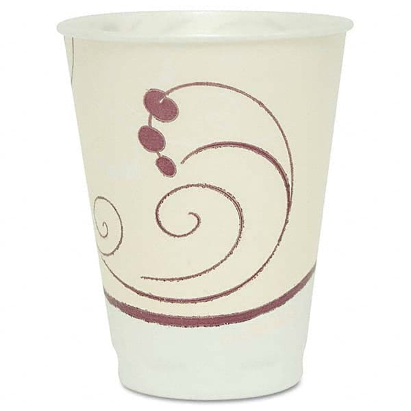 DART - Symphony Design Trophy Foam Hot/Cold Cups, 12 oz, Beige, 1000/Carton - Americas Industrial Supply