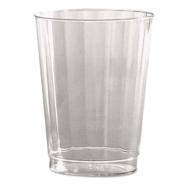 WNA - Classic Crystal Plastic Tumblers, 10 oz, Clear, Fluted, Tall, 12/Pack - Americas Industrial Supply