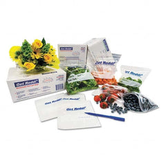 Inteplast Group - Reclosable Food & Sandwich Bags Volume Capacity: 4.5 Qt. Width (Inch): 8 - Americas Industrial Supply