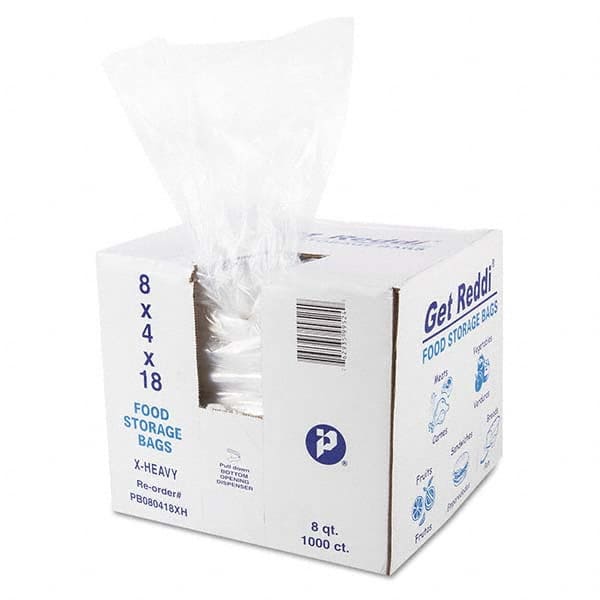 Inteplast Group - Reclosable Food & Sandwich Bags Volume Capacity: 8 Qt. Width (Inch): 8 - Americas Industrial Supply