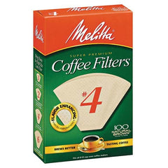 Melitta - Coffee, Tea & Accessories Breakroom Accessory Type: Coffee Filters For Use With: Cone Style Electric Coffeemakers - Americas Industrial Supply