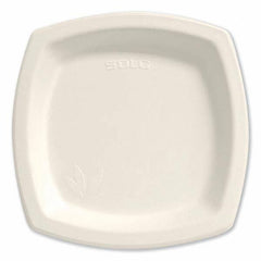 DART - Bare Eco-Forward Sugarcane Dinnerware, 8.3" Plate, 125/Pk - Americas Industrial Supply