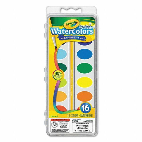 Crayola - Office Machine Supplies & Accessories Office Machine/Equipment Accessory Type: Watercolor Paint For Use With: Craft Projects - Americas Industrial Supply