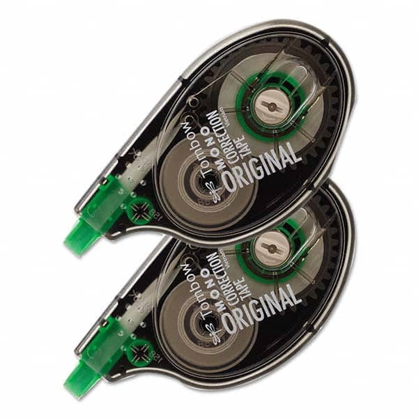Tombow - Correction Fluid & Tape Type: Correction Tape Non-Refillable Tape Size: 1/6 x 394" - Americas Industrial Supply